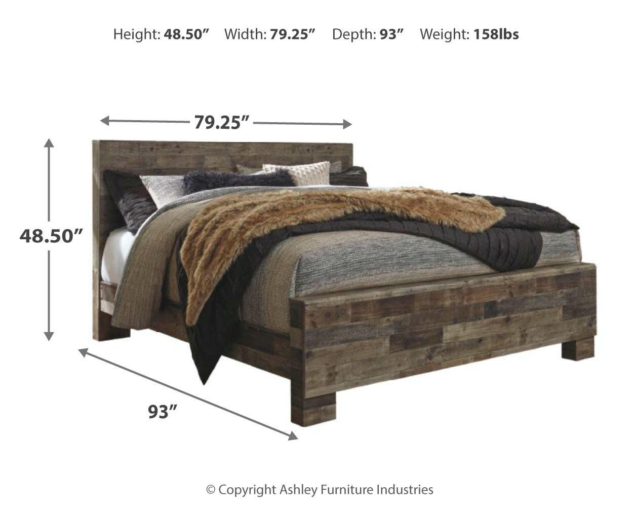 Derekson Panel Bed