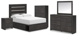 Hollivern Panel Bed Bedroom Set