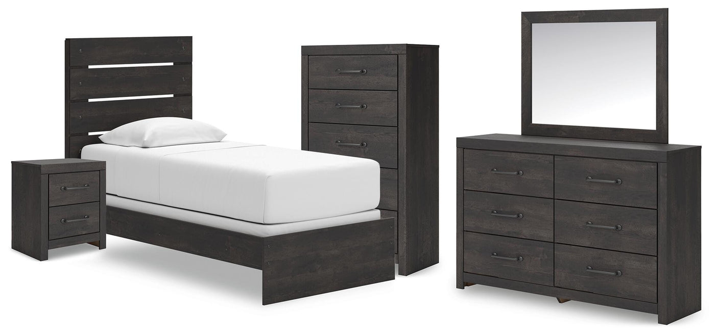 Hollivern Panel Bed Bedroom Set