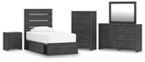 Hollivern Panel Storage Bed Bedroom Set