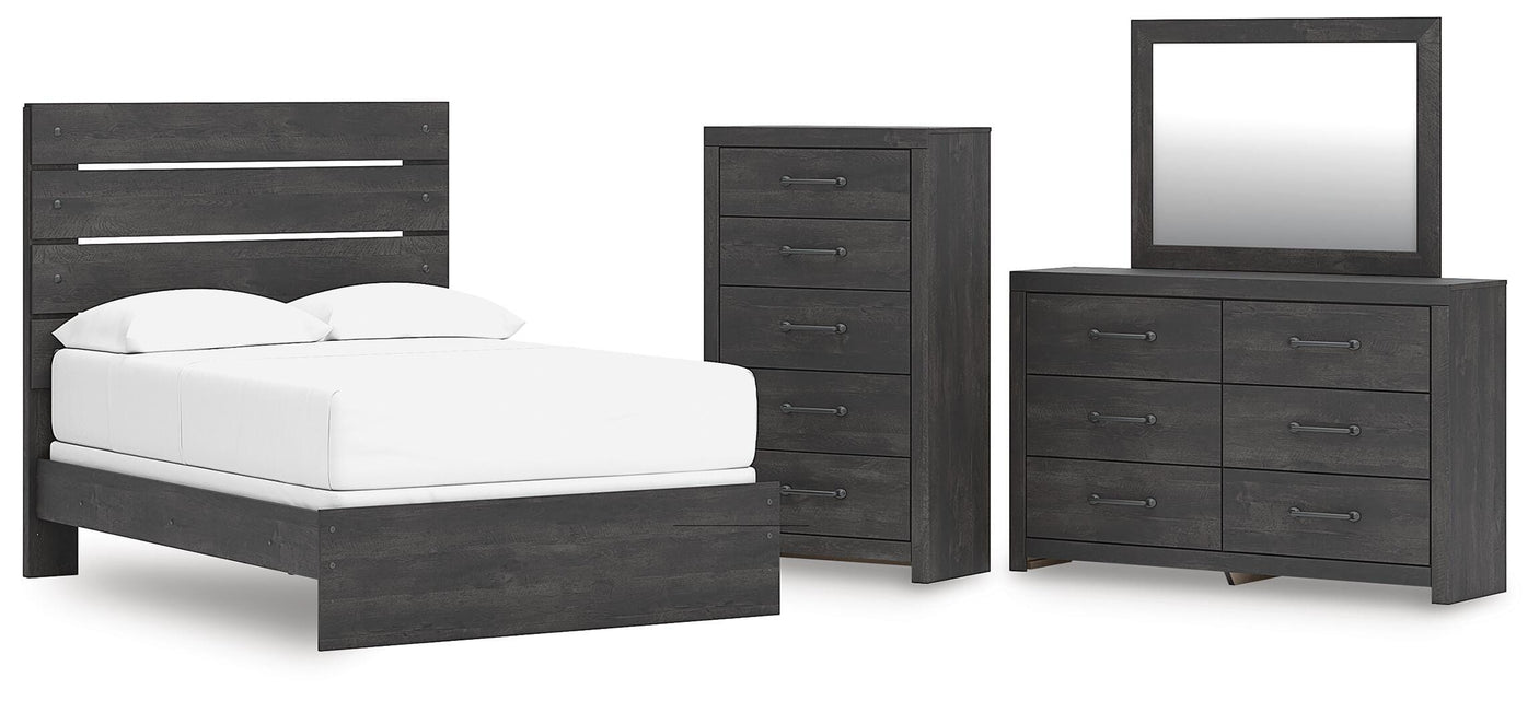 Hollivern Panel Bed Bedroom Set