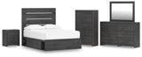 Hollivern Panel Storage Bed Bedroom Set