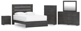 Hollivern Panel Bed Bedroom Set