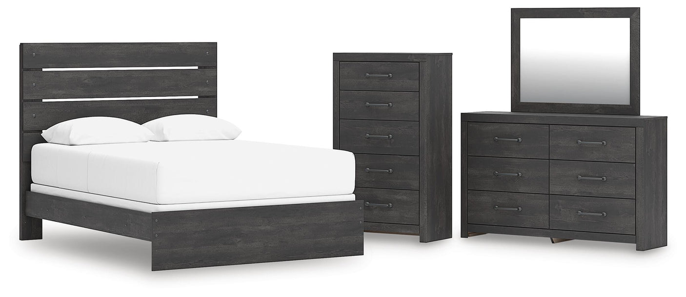 Hollivern Panel Bed Bedroom Set