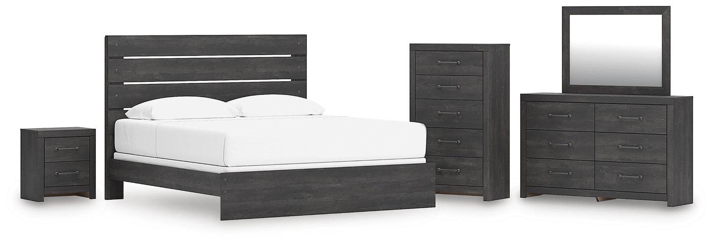 Hollivern Panel Bed Bedroom Set