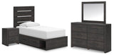 Hollivern Panel Bed Bedroom Set