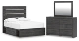 Hollivern Panel Bed Bedroom Set