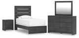 Hollivern Panel Bed Bedroom Set