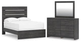 Hollivern Panel Bed Bedroom Set