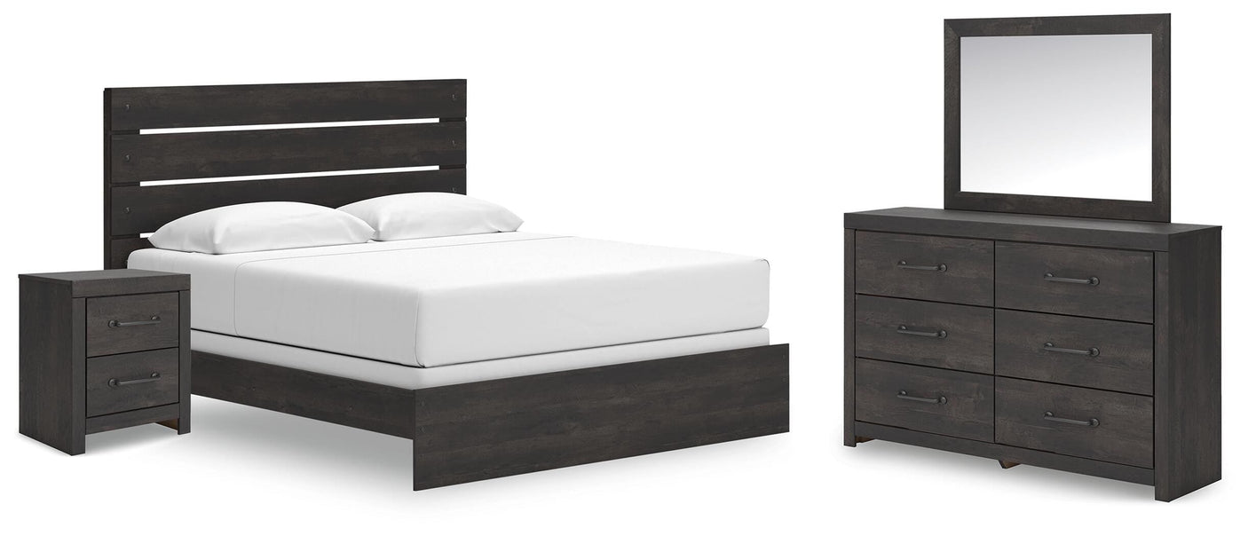 Hollivern Panel Bed Bedroom Set