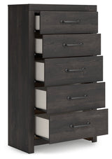 Delmorta Five Drawer Chest
