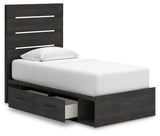 Delmorta Panel Storage Bed