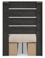 Delmorta Panel Bed with Storage