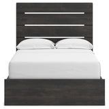 Delmorta Panel Storage Bed