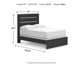 Delmorta Panel Bed