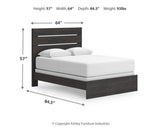 Delmorta Panel Bed