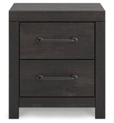 Delmorta Two Drawer Night Stand