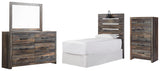 Drystan Panel Headboard Bed Bedroom Set