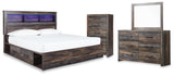 Drystan Bookcase Bed Bedroom Set