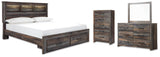 Drystan Bookcase Bed Bedroom Set