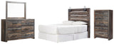 Drystan Panel Headboard Bed Bedroom Set