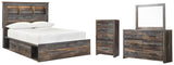 Drystan Bookcase Bed Bedroom Set