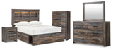 Drystan Bookcase Bed Bedroom Set