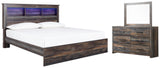 Drystan Panel Bookcase Bed Bedroom Set