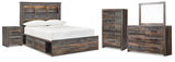 Drystan Bookcase Bed Bedroom Set