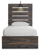 Drystan Panel Bed with 2 Storage Drawers