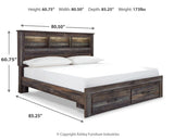 Drystan Bookcase Bed with 2 Storage Drawers