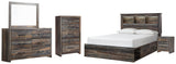 Drystan Bookcase Bed Bedroom Set