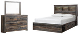 Drystan Bookcase Bed Bedroom Set