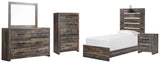 Drystan Panel Bed Bedroom Set