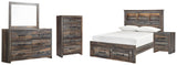Drystan Bookcase Bed Bedroom Set