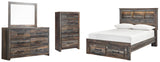 Drystan Bookcase Bed Bedroom Set