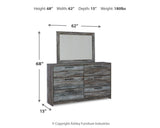 Baystorm Dresser with Mirrors
