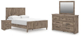 Rusticott Panel Bed Bedroom Set