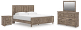 Rusticott Panel Bed Bedroom Set