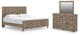 Rusticott Panel Bed Bedroom Set