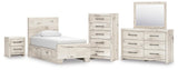 Lawroy Panel Bed Bedroom Set