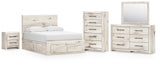 Lawroy Panel Storage Bed Bedroom Set
