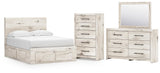 Lawroy Panel Storage Bed Bedroom Set