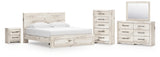 Lawroy Panel Storage Bed Bedroom Set