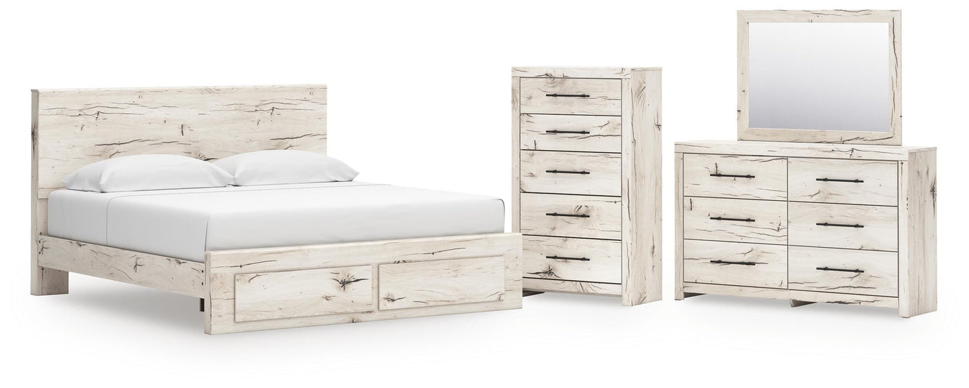 Lawroy Panel Storage Bed Bedroom Set