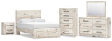 Lawroy Panel Storage Bed Bedroom Set