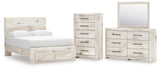 Lawroy Panel Storage Bed Bedroom Set