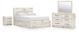 Lawroy Panel Storage Bed Bedroom Set