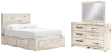 Lawroy Panel Storage Bed Bedroom Set
