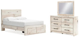 Lawroy Panel Storage Bed Bedroom Set